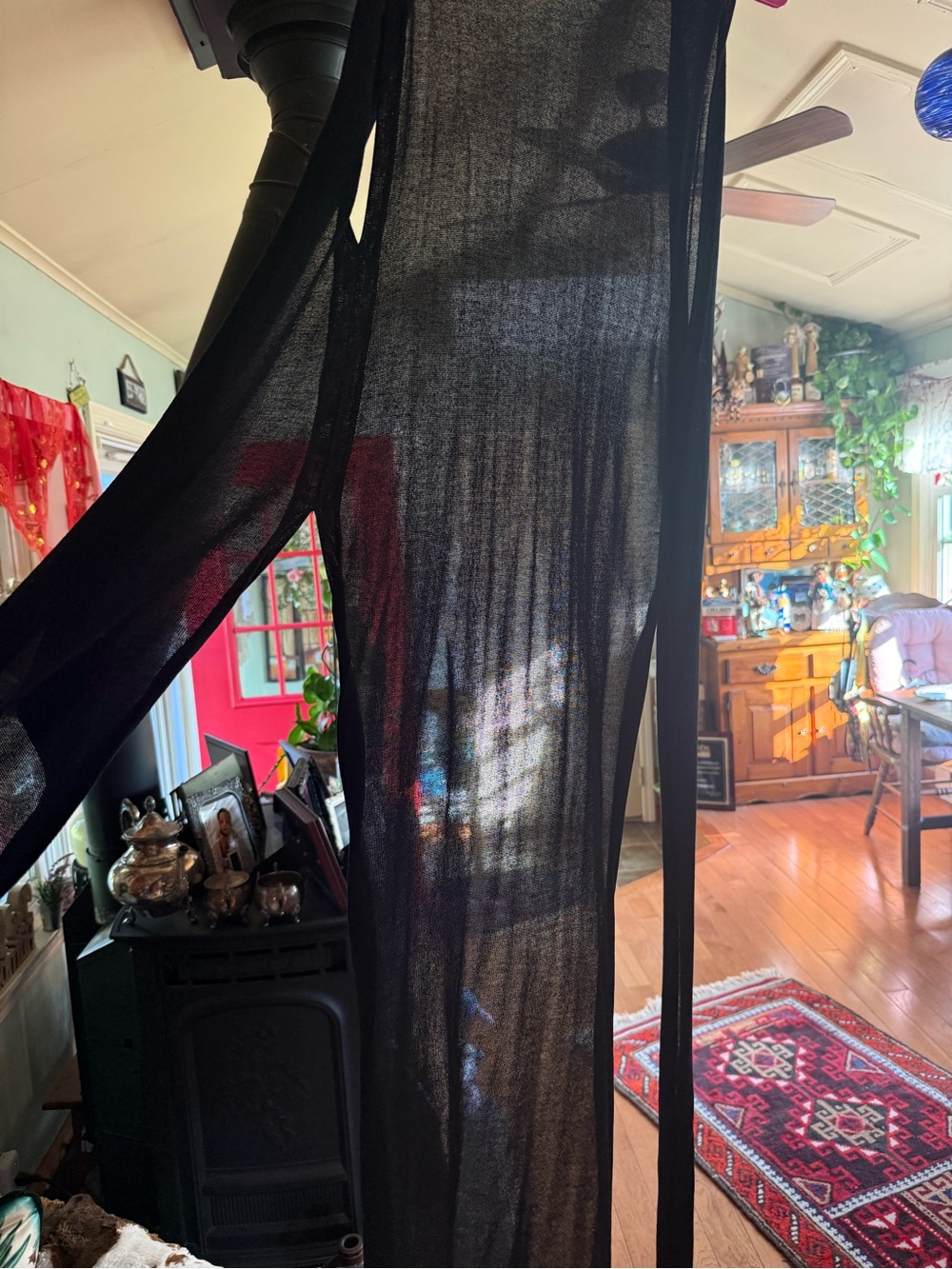 Victoria's Secret Black Sheer Swim Cover-Up